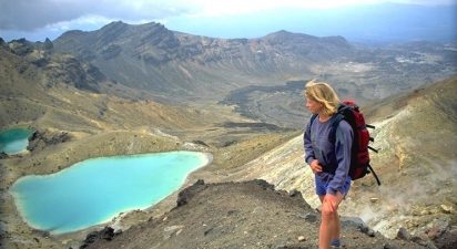 Tongariro National Park w trekker2